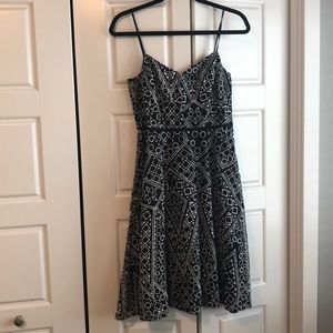 Beautiful embroidered black dress